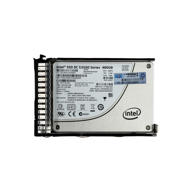 Intel DC S3500 Series, 480GB, 2.5 inch, SATA-3