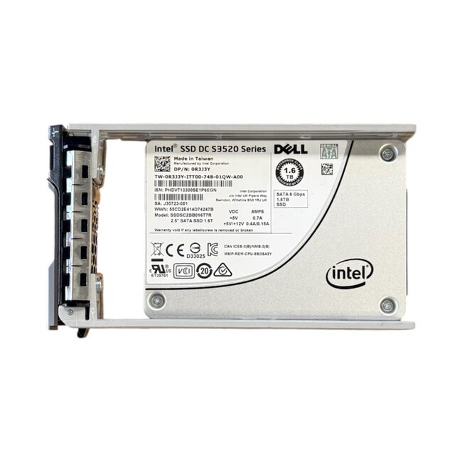 Intel  SSDSC2BB016T7R, 1.6TB, 2.5 inch, SATA-3, SSD