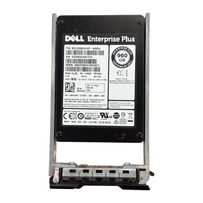 Dell  WXVRK, 960GB, 2.5 inch, SAS-3, SSD