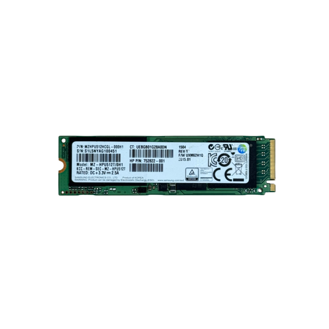 HP 752822-001, 512GB, M.2, SATA-3, SSD