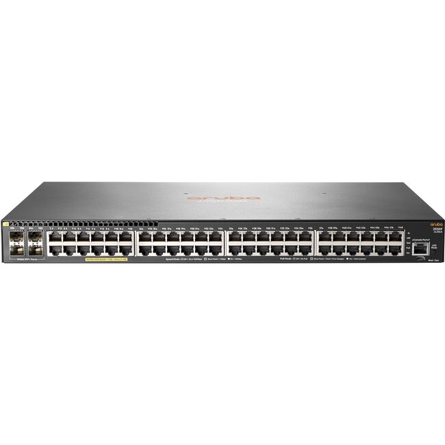 Aruba JL256A 48-Port Gigabit PoE+ Switch with 4 SFP+ Ports
