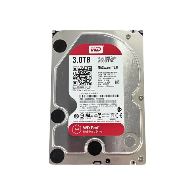Western Digital  WD Red NAS, 3TB, 3.5 inch, SATA-3, 5400 RPM, HDD