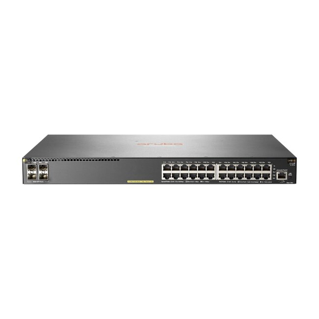 Aruba  JL261A, 1U, Ethernet, 10/100/1000 Mb/s, 24-port, 4x SFP
