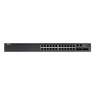 Dell N3024, 1U, Ethernet, 10/100/1000 Mb/s, 24-port, 2x combo ports, 2x SFP