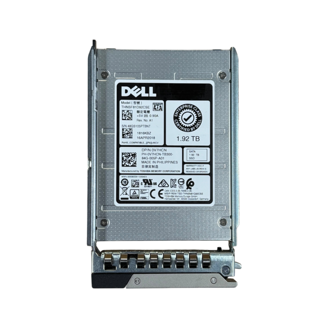 Dell 0V7HCN, 1.92TB SSD, 2.5 inch, SATA-3