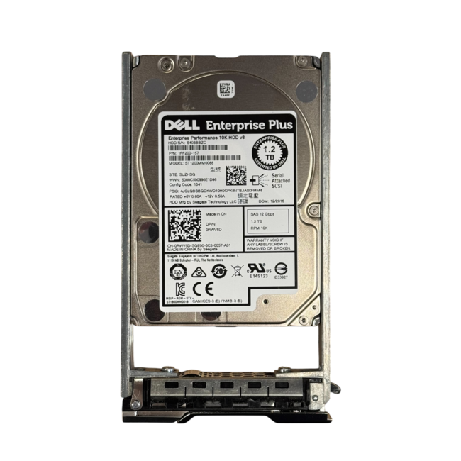 Dell 0RWV5D, 1.2TB, 2.5 inch, SAS-3, 10K RPM, HDD