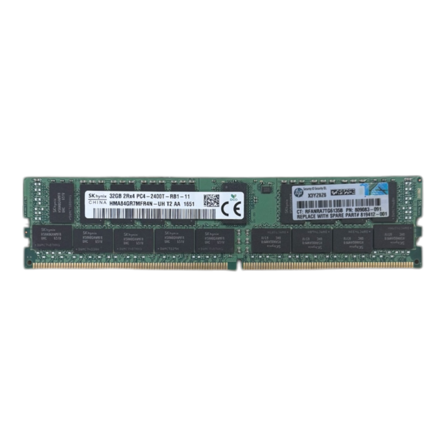 HP 809083-091 (HMA84GR7MFR4N-UH), 32GB, DDR4, 2400MHz, ECC