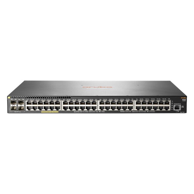 Aruba  JL262A, 1U, Ethernet, 10/100/1000 Mb/s, 48-port, 4x SFP