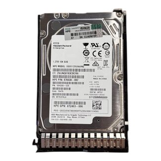 HPE 876938-002, 1.2TB, 2.5 inch, SAS-3, 10.000 RPM