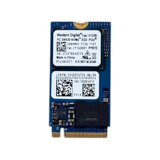 Western Digital SN530, 512GB, M.2, PCIe Gen3x 4, NVMe 1.4, 2.400MB/s, 1.750 MB/s