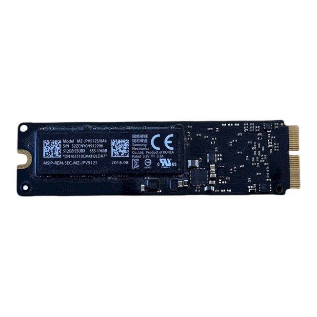 Samsung  MZ-JPV512S/0A4, 512GB, M.2, PCI Express 3.0 x4, 3.200MB/s, 2.100MB/s