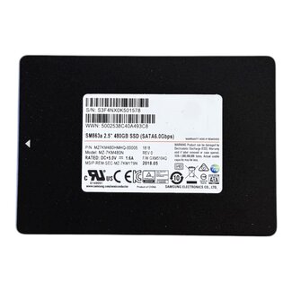 Samsung SM863A, 480GB, 2.5 inch, SATA-3, 510MB/s, 485MB/s