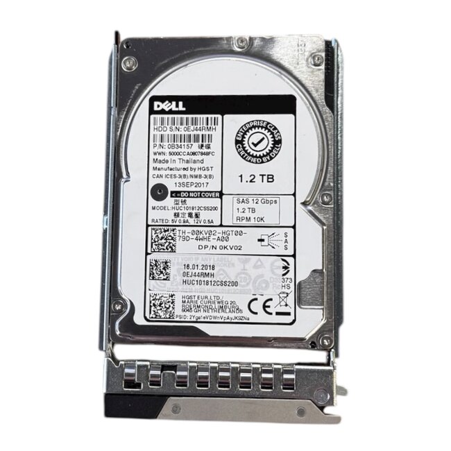 Dell 0KV02, 1.2TB, 2.5 inch, SAS-3, 10.000 RPM