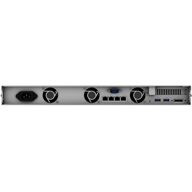 Synology RS820RP+, NAS met 4 x 3,5 inch bays, no HDDs