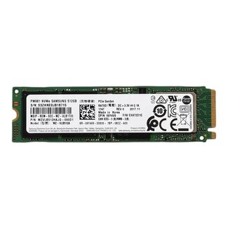 Samsung PM981, 512GB, M.2, PCI Express 3.0 x4, NVMe