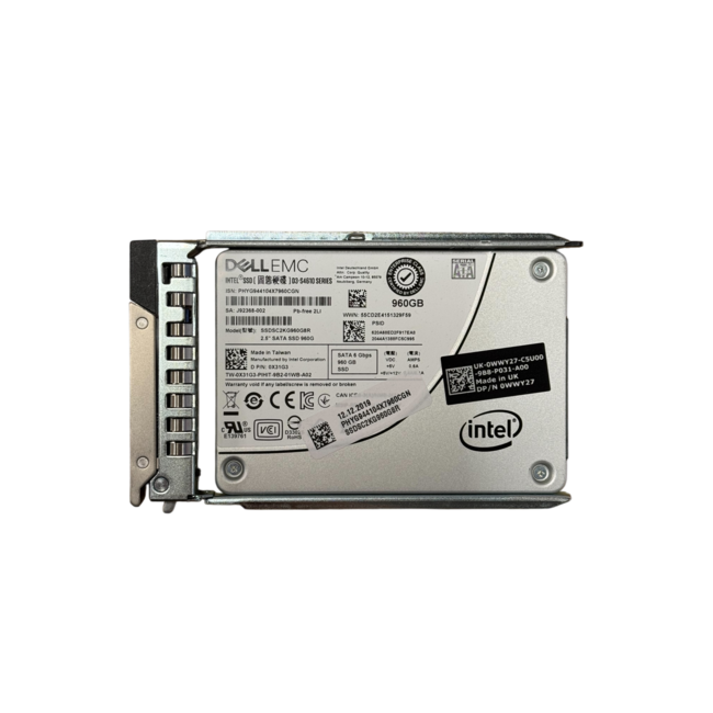 Dell WWY27, SSDSC2KG960G8R, 960GB, 2.5 inch, SATA-3