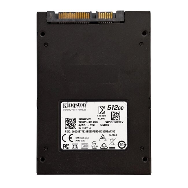 Kingston  SKC600512G, 512GB, 2.5 inch, SATA-3, 550MB/s, 520MB/s
