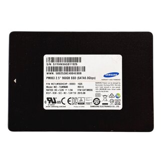 Samsung PM863, 960GB, 2.5 inch, SATA-3, 520MB/s, 475MB/s