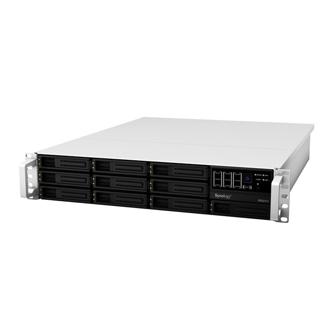 Synology RS2211RP+, NAS with 10 x 3.5 inch bays, No HDDs