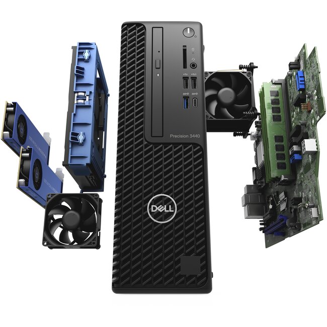 Dell Precision 3440, Intel i7-10th Gen, 16GB, 256GB SSD, NVIDIA Quadro P620 2GB