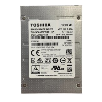 Toshiba THNSF8960PCSE, 960GB, 2.5 inch, SATA-3, 525MB/s, 500MB/s