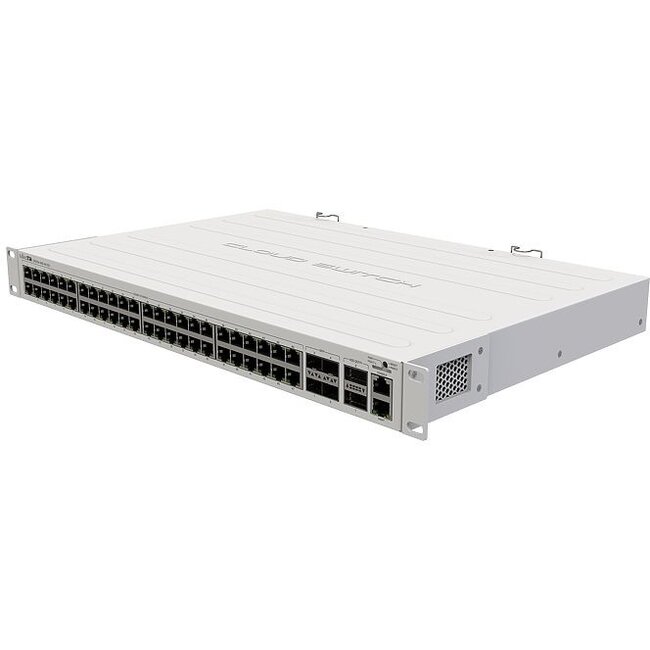 CRS354-48G-4S+2Q+RM, 1U, Ethernet, 1Gb/s, 48-port. 2x QSFP, 4x SFP