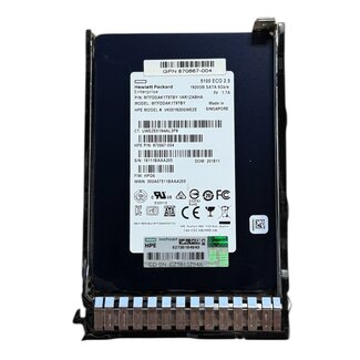 HPE 875657-001 (870667‑004), 1.92TB, 2.5 inch, SATA-3, 540MB/s, 520MB/s