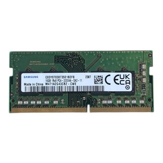 Samsung M471A2G43CB2-CWE, 16GB, DDR4, 3200MHz, SODIMM, Non-ECC
