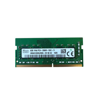 SK hynix 8GB, DDR4, 2666MHz, SODIMM, NON-ECC, (MPN: HMA81GS6DJR8N-VK)