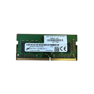 Micron 8GB, DDR4, 2666MHz, SODIMM, NON-ECC, (MPN: MTA8ATF1G64HZ-2G6H1)