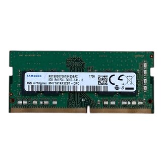 Samsung 8GB, DDR4, 2400MHz, SODIMM, NON-ECC, (MPN: M471A1K43CB1-CRC)