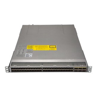 Cisco N9K-C9372PX, 1U, Ethernet, 1/10Gbs , 48-port SFP+, 6x QSFP+