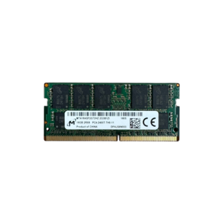 Micron 16GB, DDR4, 2400MHz, SODIMM, ECC, (MPN: MTA18ASF2G72HZ-2G3B1ZI)