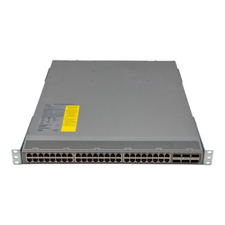 Cisco N9K-C93108TC-EX, 1U, Ethernet, 100Mb/s, 1/10Gb/s, 48-port, 6x QSFP28