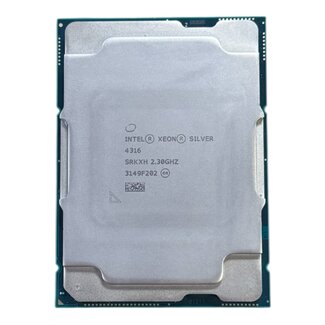 Intel SRKXH, Xeon Silver 4316, 20-cores, @2.30 GHz