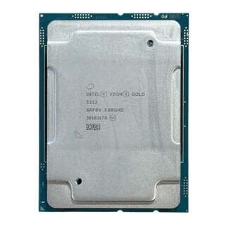 Intel SRF8V, Xeon Gold 5222, 4-cores, @3.80 GHz