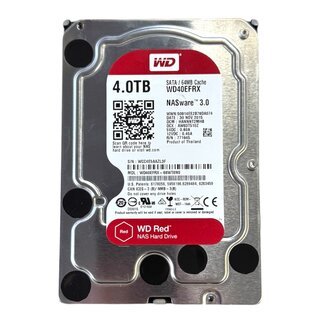 Western Digital WD Red, 4TB, 3.5 inch, SATA-3, 5400 RPM, HDD
