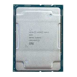 Intel SRF92, Xeon Gold 6254 18-cores, @3.10GHz