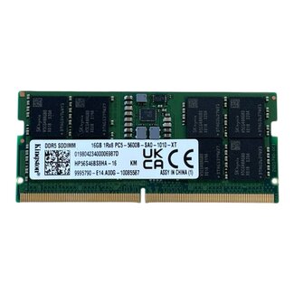Kingston 16GB, DDR5, 5600MHz, SODIMM, NON-ECC, (MPN: HP56S46BS8HA-16)