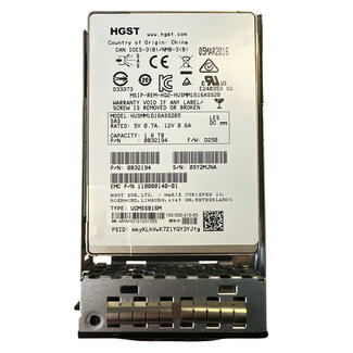 HUSMM1616ASS205, 1.6TB, 2.5 inch, SAS-3, 1.100MBs, 765MBs