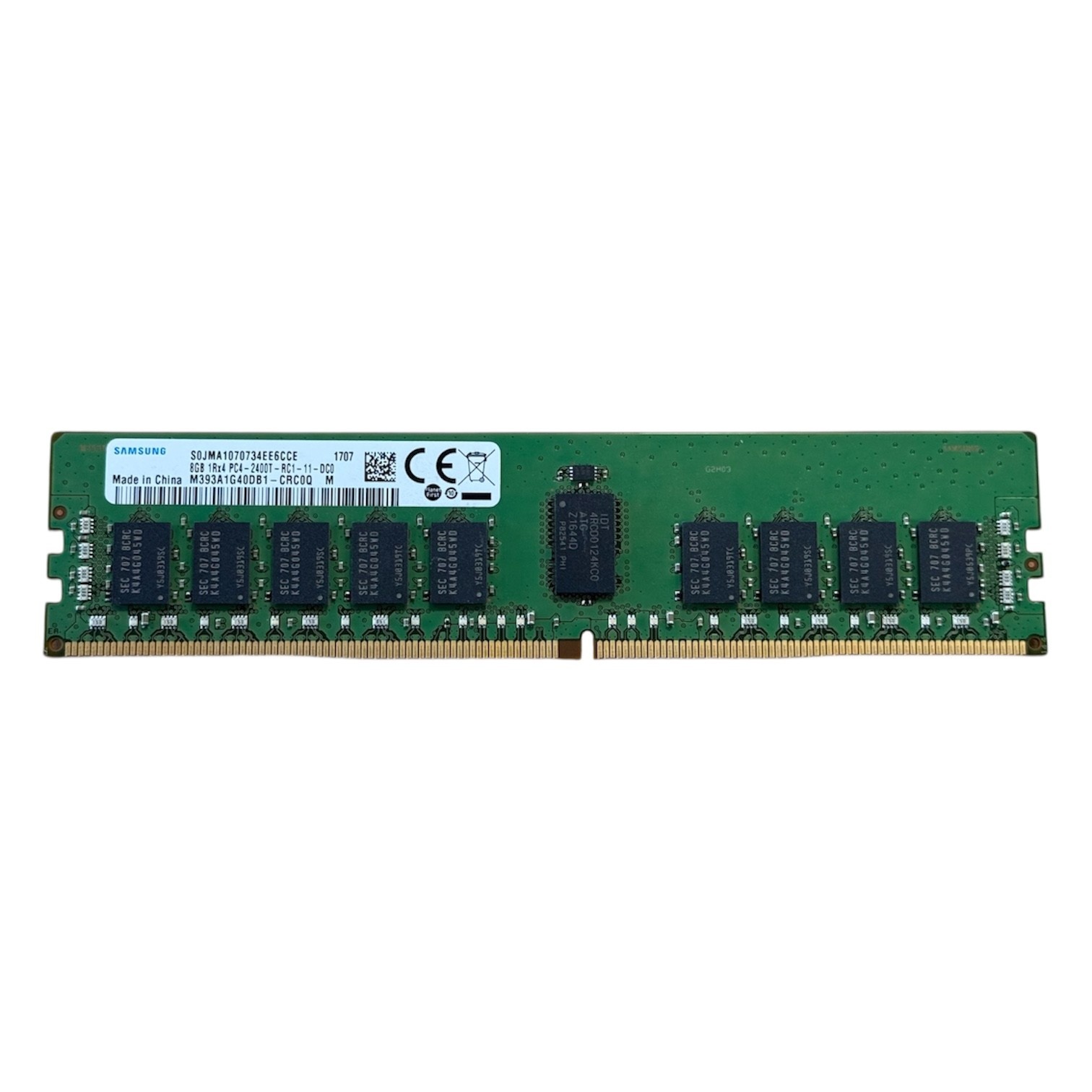 Refurbished M393A1G40DB1-CRC0Q - 8GB - DDR4 - 2400MHz - DIMM