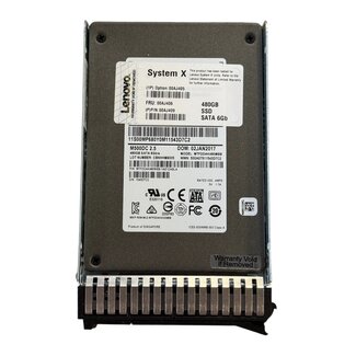 Lenovo 00AJ406, 480GB, 2.5 inch, SATA-3, 425MB/s, 375MB/s