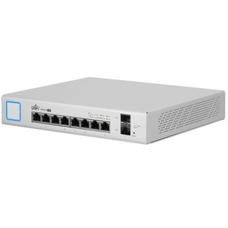 Ubiquiti US-8-150W, 1U, Ethernet, 10/100/1000 Mb/s, 8-port, 2x SFP