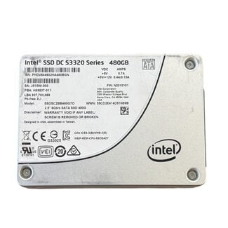 Intel SSDSC2BB480G70, 480GB, 2.5 inch, SATA-3, 450 Mb/s, 380 Mb/s