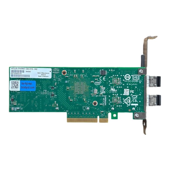 Intel X710-DA2, Dual port, 10Gb/s, Network card (High profile)