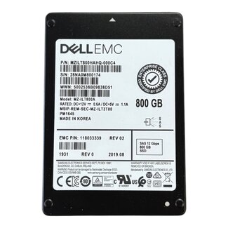 Samsung PM1645, 800GB, 2.5 inch, SAS-3, 1.250MB/s, 1.200MB/s