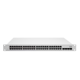 Cisco Switch, 1U, Ethernet, 10/100/1000 Mb/s, 48 poorten, (MPN: MS225-48LP)