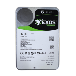 Seagate  ST12000NM0008, 12TB, 3.5 inch, SATA-3,  7200 RPM, HDD, (MPN: 2H3101-002)
