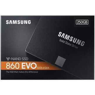 Samsung EVO 860 V-NAND SSD, 250GB, 2.5 inch, SATA-3, 550MB/s, 520MB/s