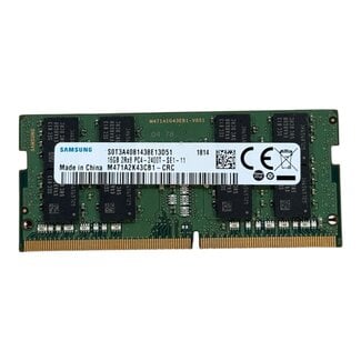 Samsung 16GB, DDR4, 2400MHz, SODIMM, NON-ECC, (MPN: M471A2K43CB1-CRC)